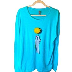 Ladies size L long sleeve T by Next Level apparel